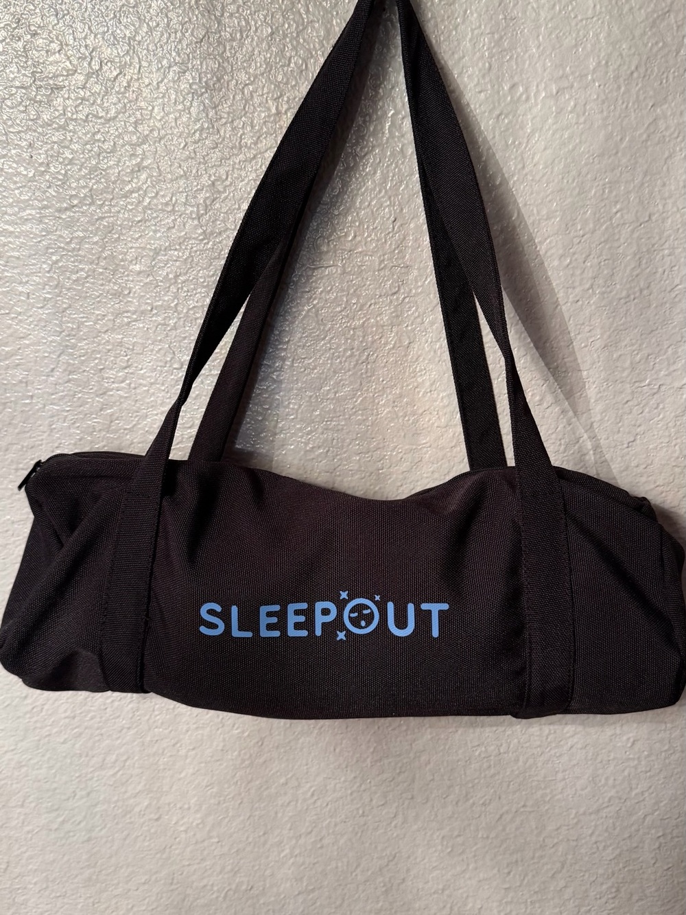 SleepOut Black Logo Duffel Bag new